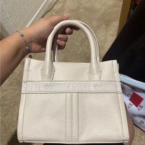 Steve Madden Off-White Satchel